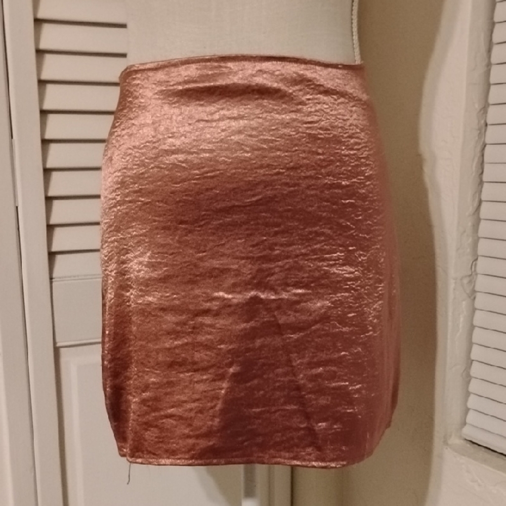 Express Pink Mini Skirt